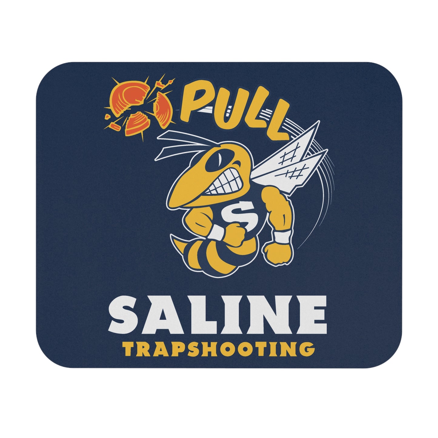 Custom Saline Trapshooting Mouse Pad – Stylish Office Accessory for Shooters and Sports Enthusiasts