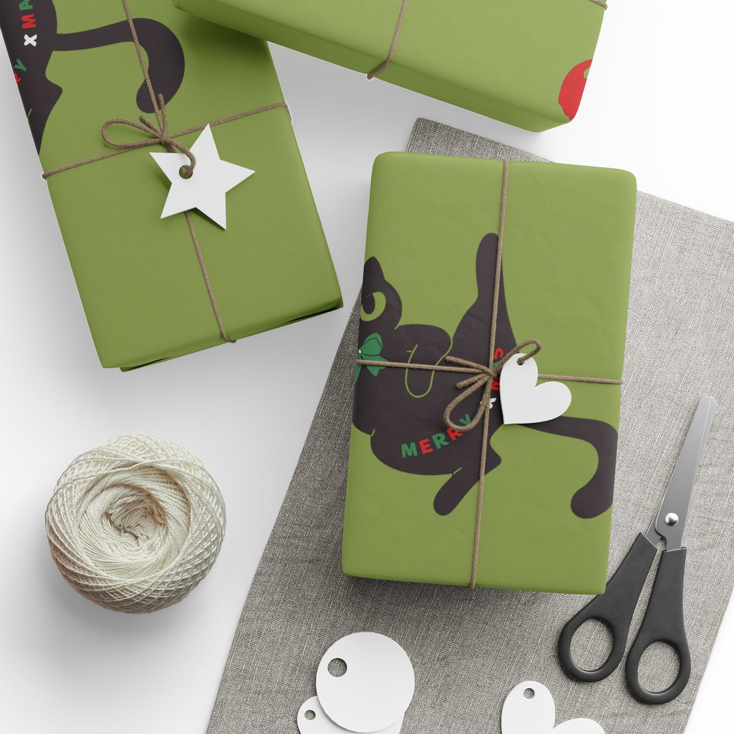 Whimsical Holiday Wrapping Paper Roll