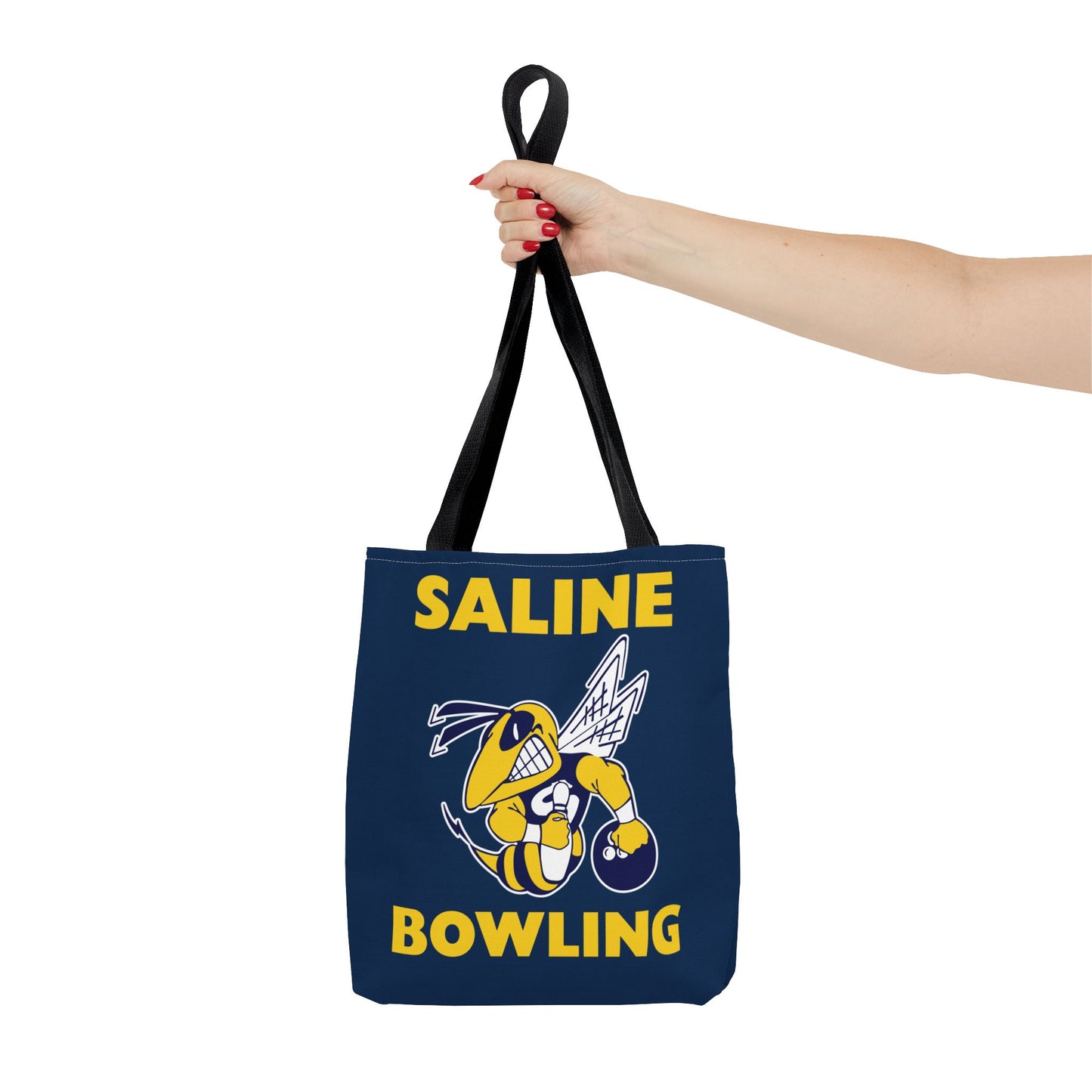 Saline Bowling Tote Bag - Sporty and Stylish Carry-All for Bowling Enthusiasts