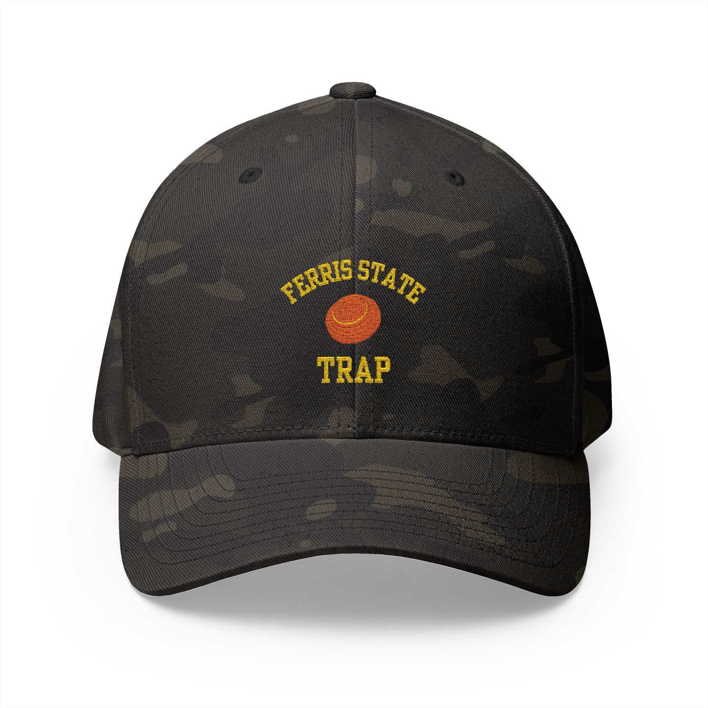 Ferris State Trap embroidered camo hat