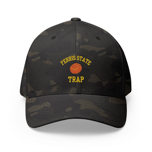Ferris State Trap embroidered camo hat