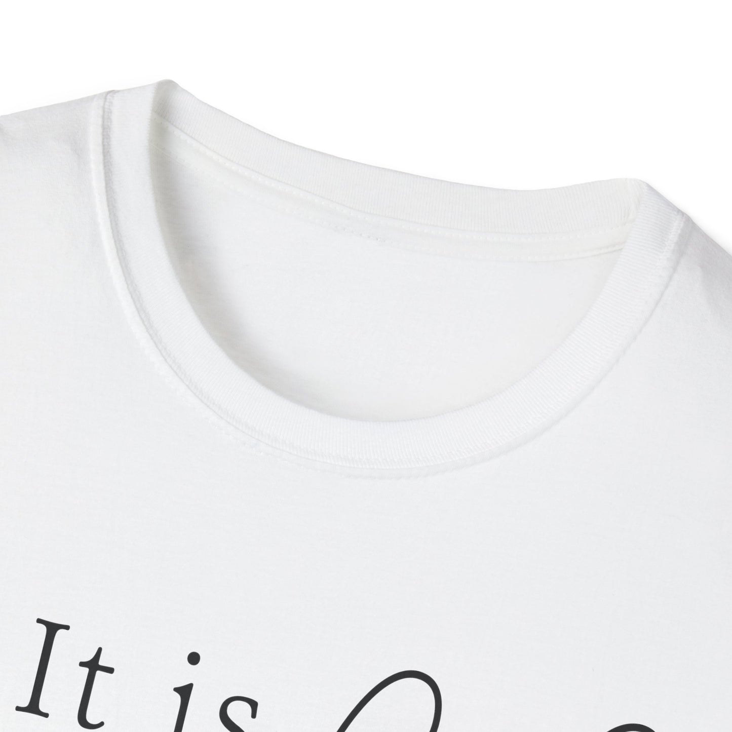 Inspirational Unisex Softstyle T-Shirt - "It is Finished" - Perfect for Faith-Based Gifts