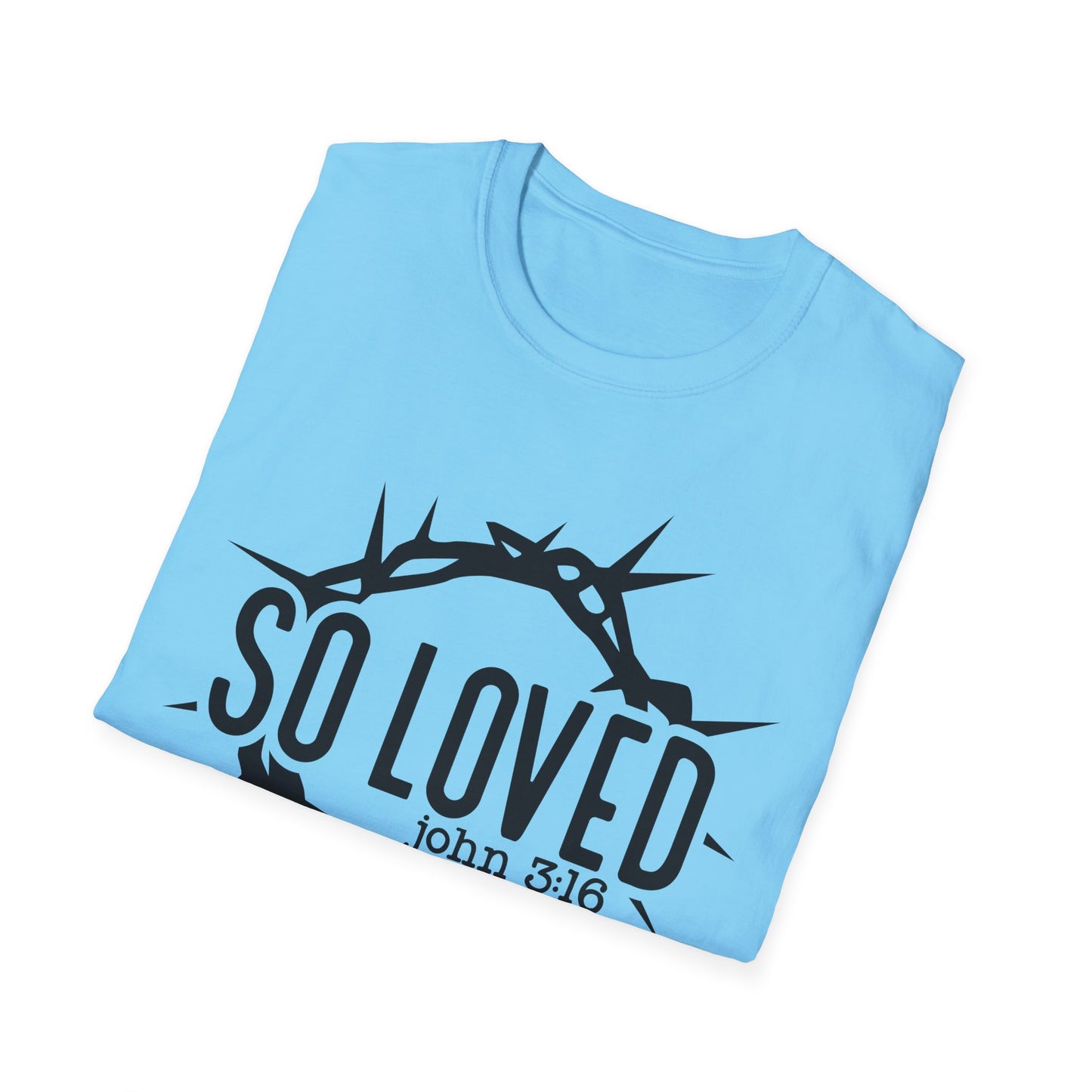 So Loved Unisex Softstyle T-Shirt - Faith-Inspired Apparel for Everyday Wear