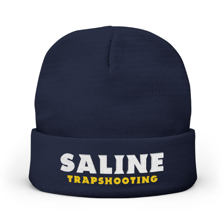 Saline Trapshooting Embroidered Knit Beanie
