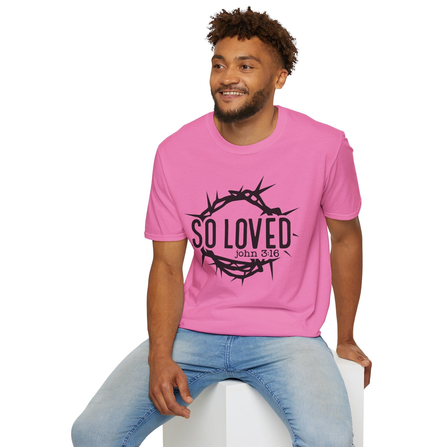 So Loved Unisex Softstyle T-Shirt - Faith-Inspired Apparel for Everyday Wear