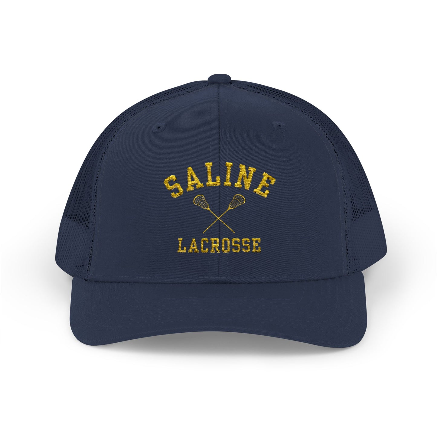 Saline Lacrosse Embroidered Trucker Cap
