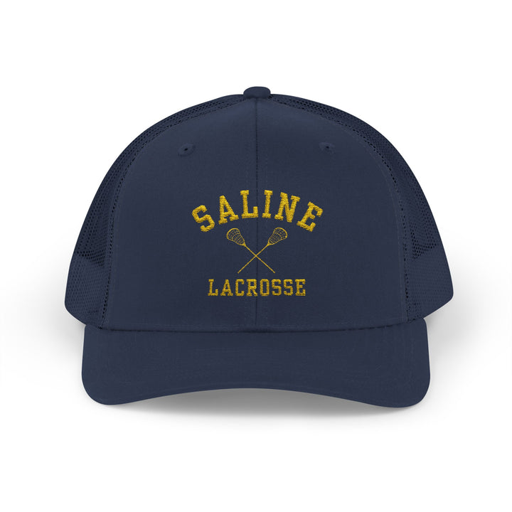 Saline Lacrosse Embroidered Trucker Cap