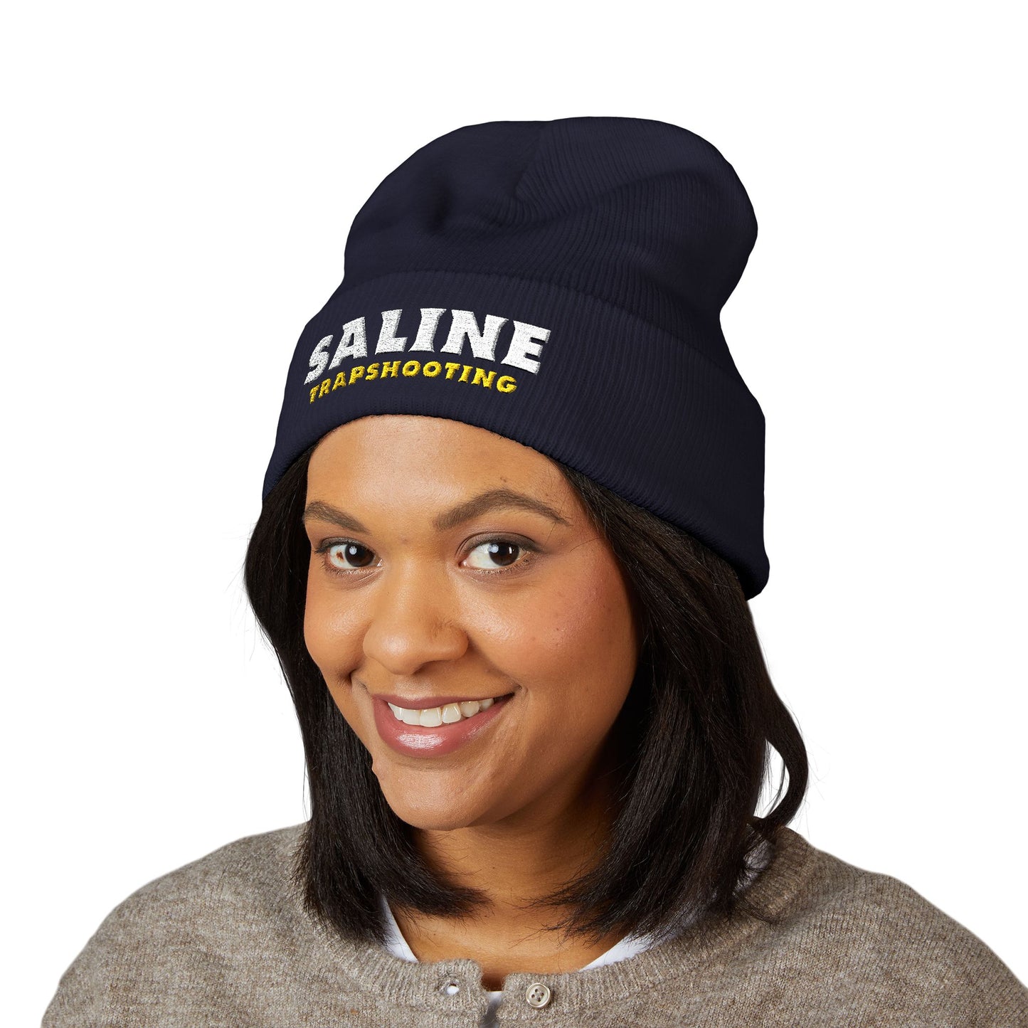Saline Trapshooting Embroidered Beanie