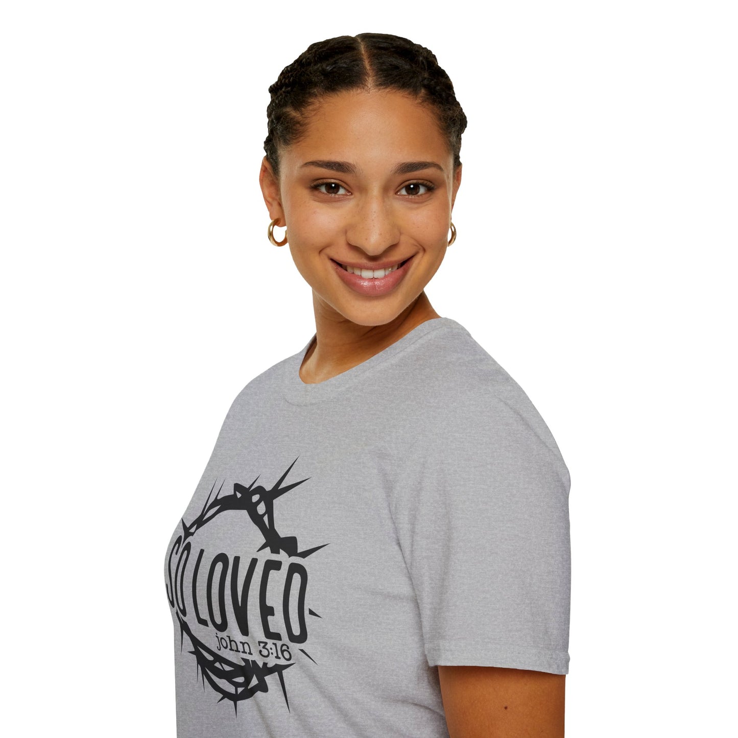 So Loved Unisex Softstyle T-Shirt - Faith-Inspired Apparel for Everyday Wear