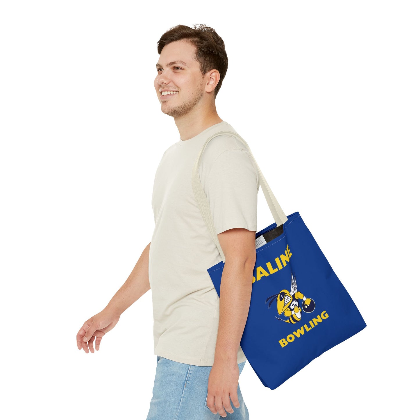 Saline Bowling Tote Bag - Sporty and Stylish Carry-All for Bowling Enthusiasts