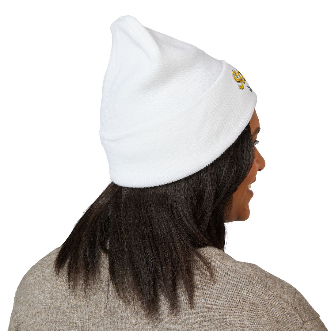 Saline Embroidered Cuffed Beanie