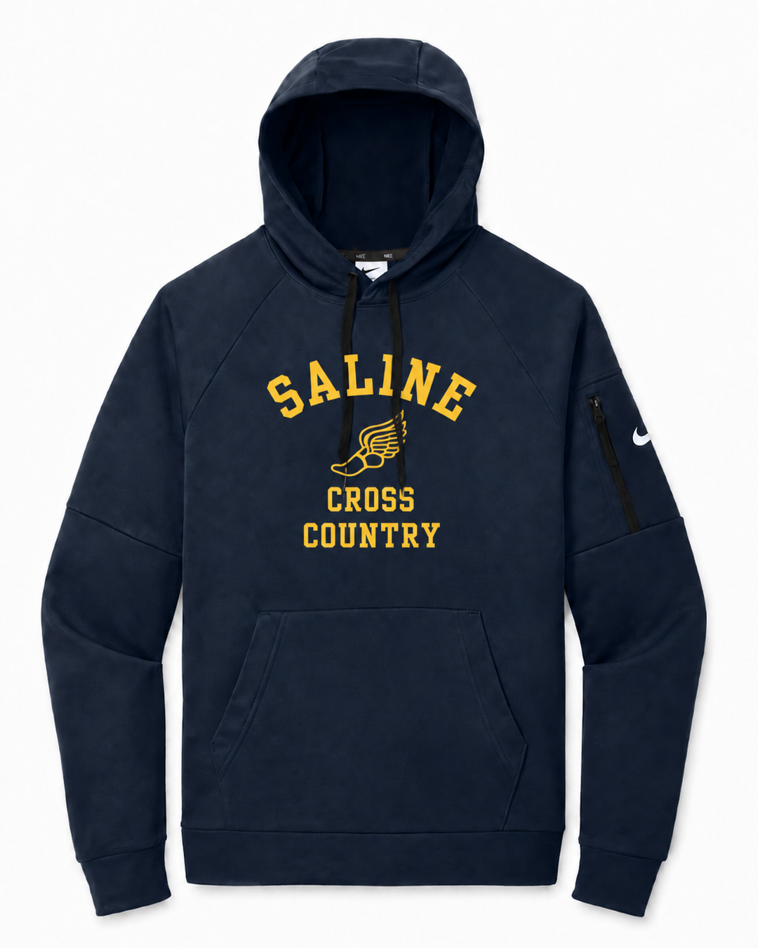 Saline CC Nike Therma Fit Retro Navy Hoodie