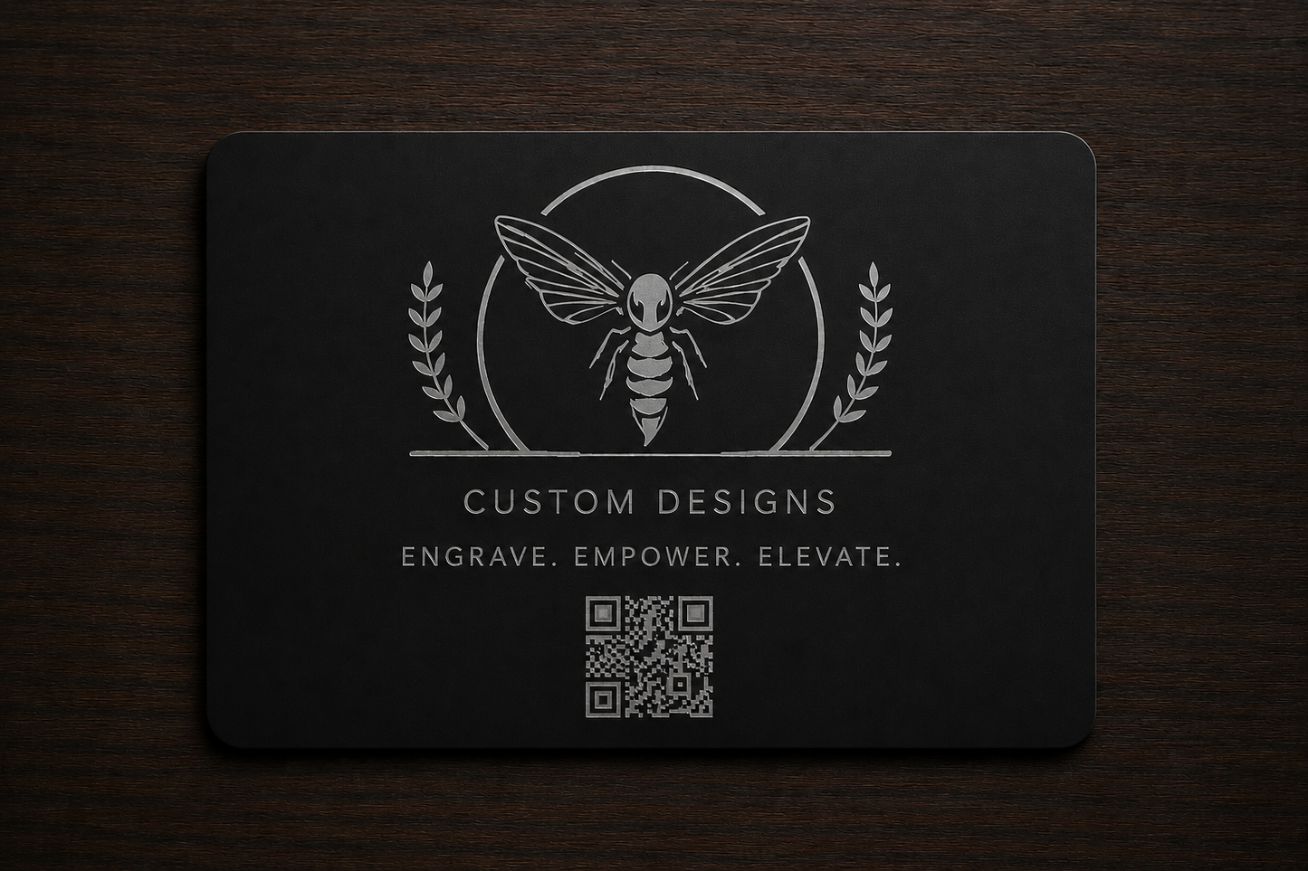 Aluminum Business Cards- 0.45MM thick