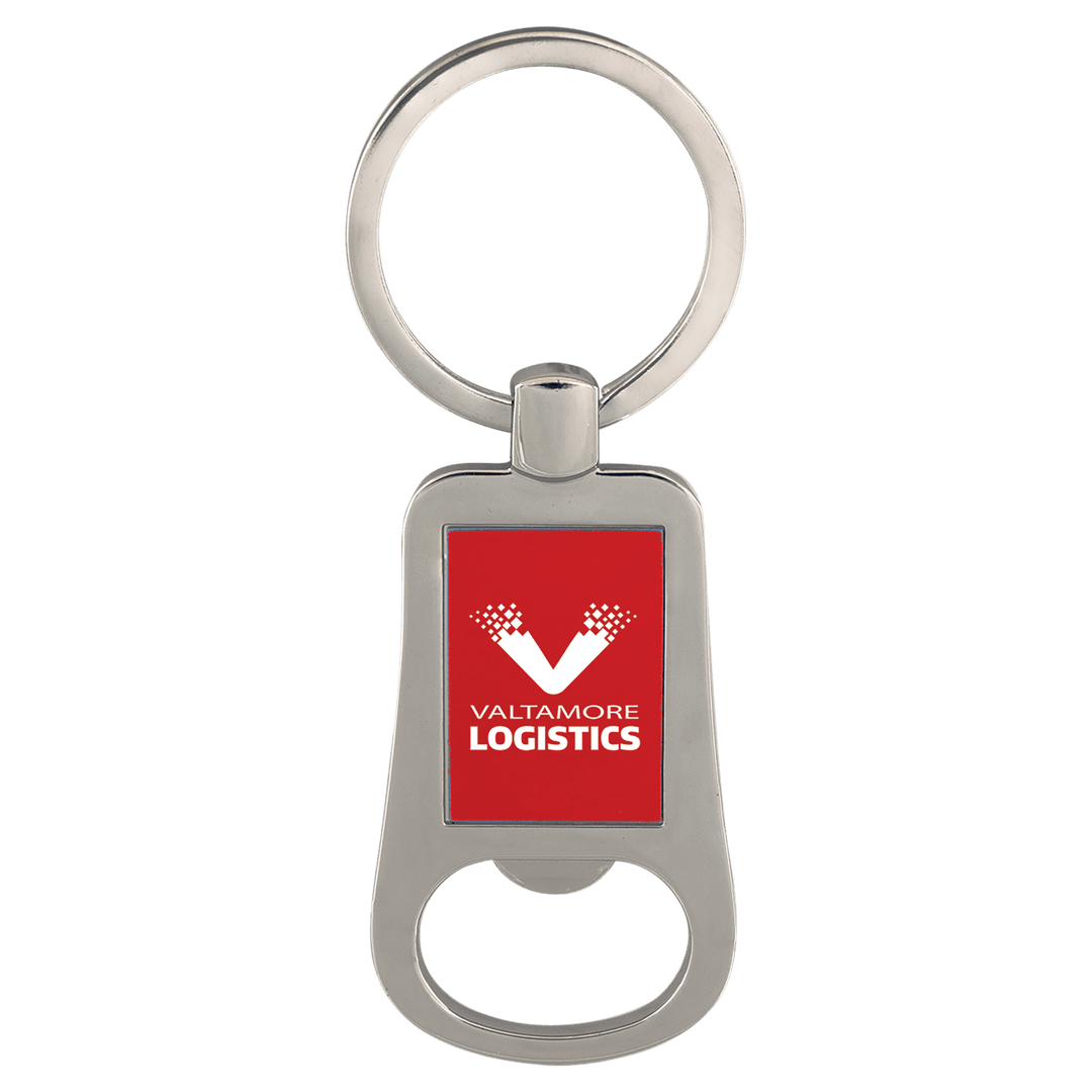 2 1/8" Laserable Bottle Opener Keychain