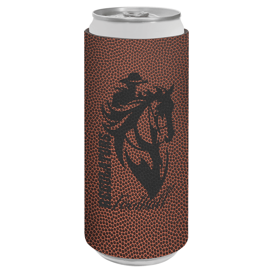 Laserable Leatherette Slim Beverage Holder
