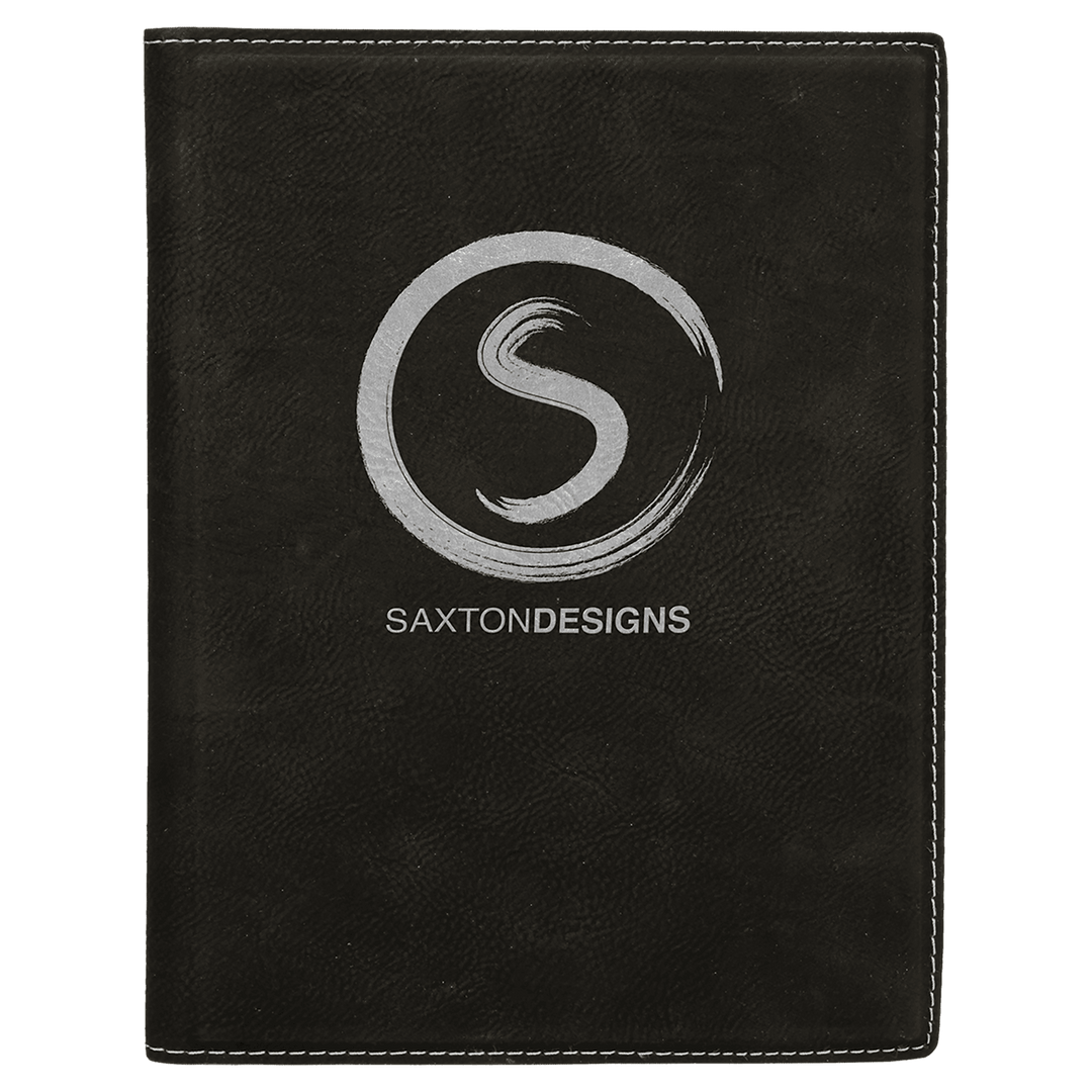 7" x 9" Laserable Leatherette Small Portfolio with Notepad