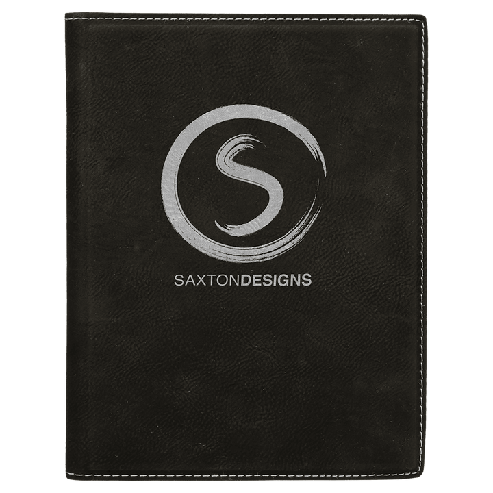 7" x 9" Laserable Leatherette Small Portfolio with Notepad