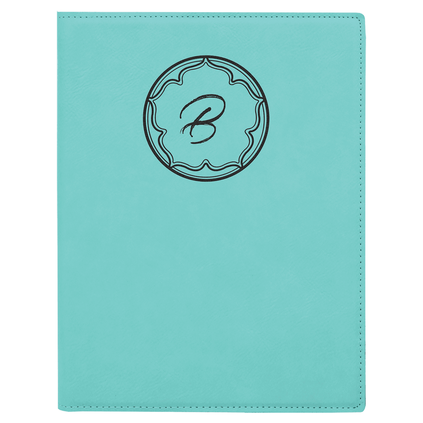 7" x 9" Laserable Leatherette Small Portfolio with Notepad