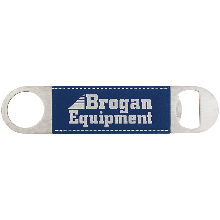 1 1/2" x 7" Laserable Leatherette Bottle Opener