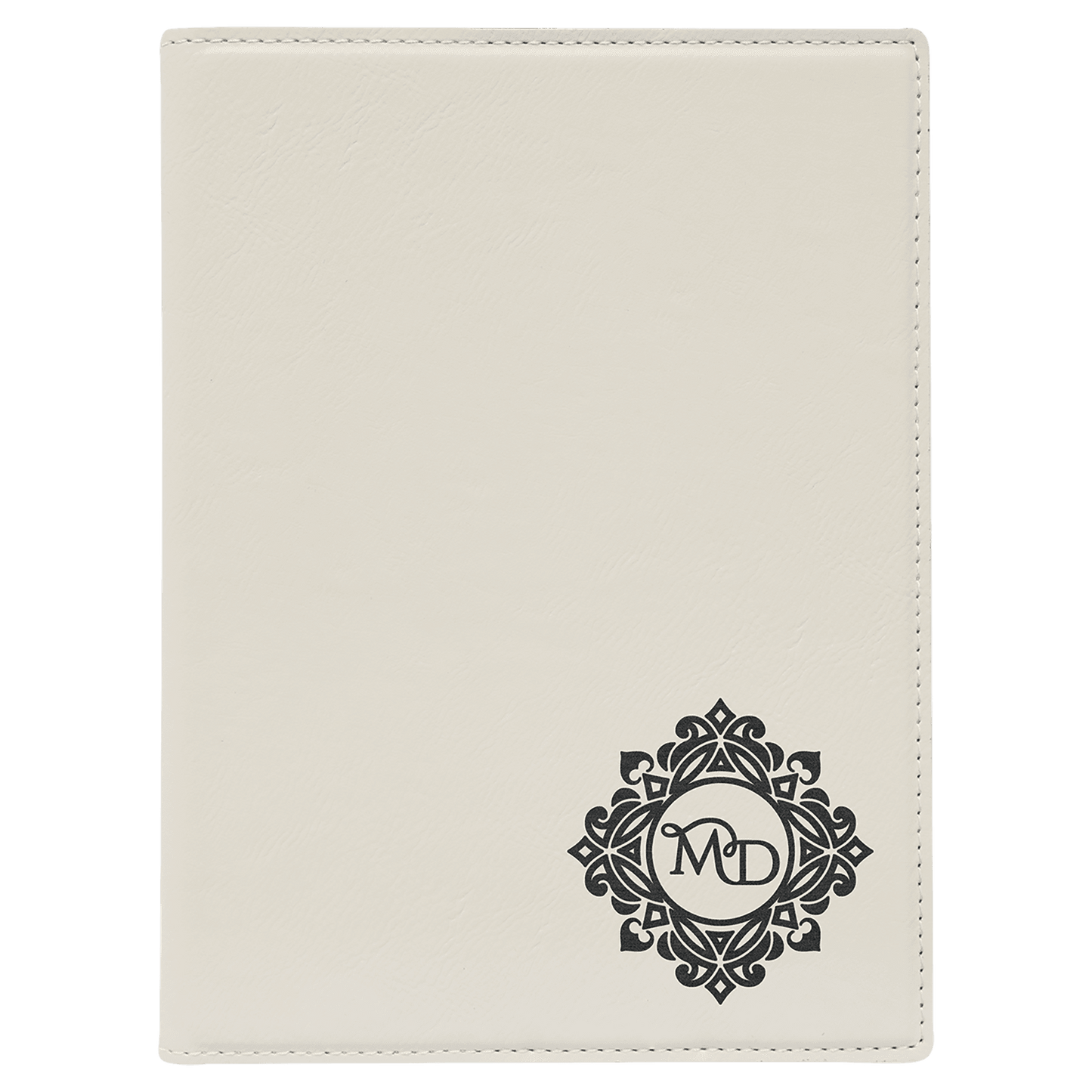 7" x 9" Laserable Leatherette Small Portfolio with Notepad