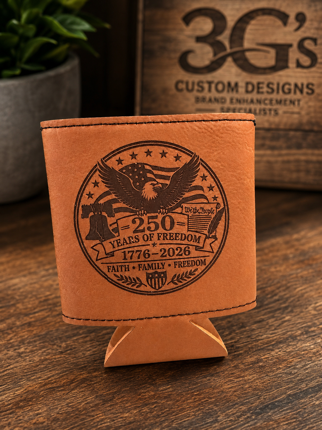 America 250 Leatherette Koozies!