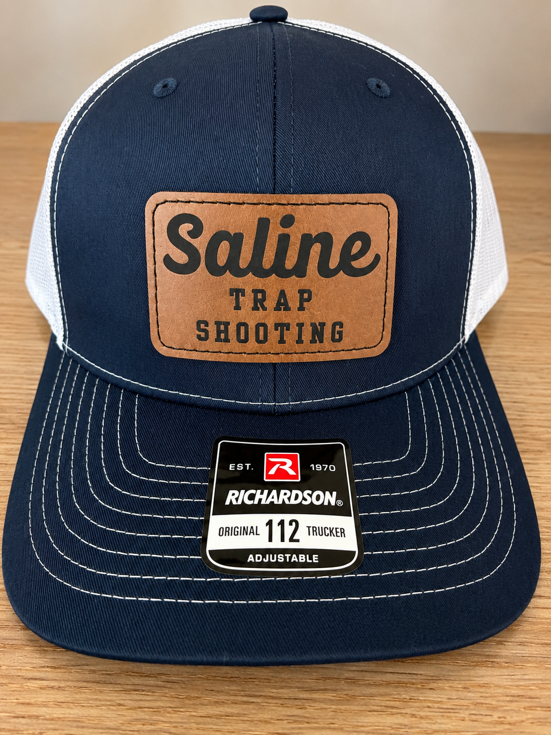Saline Trap Shooting Richardson 112 Leatherette Patch Hat