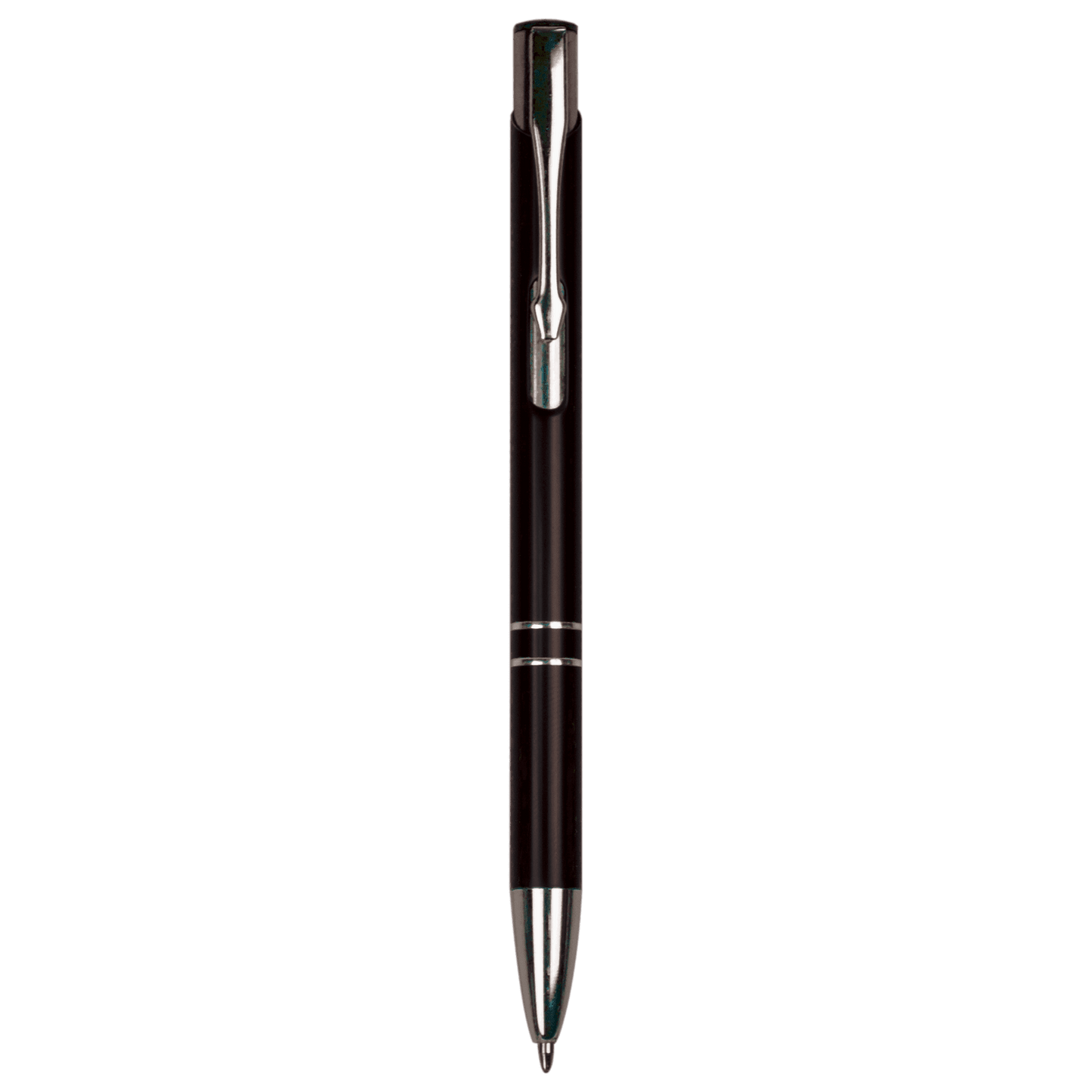 Pen with Silver Trim Laserable Pen