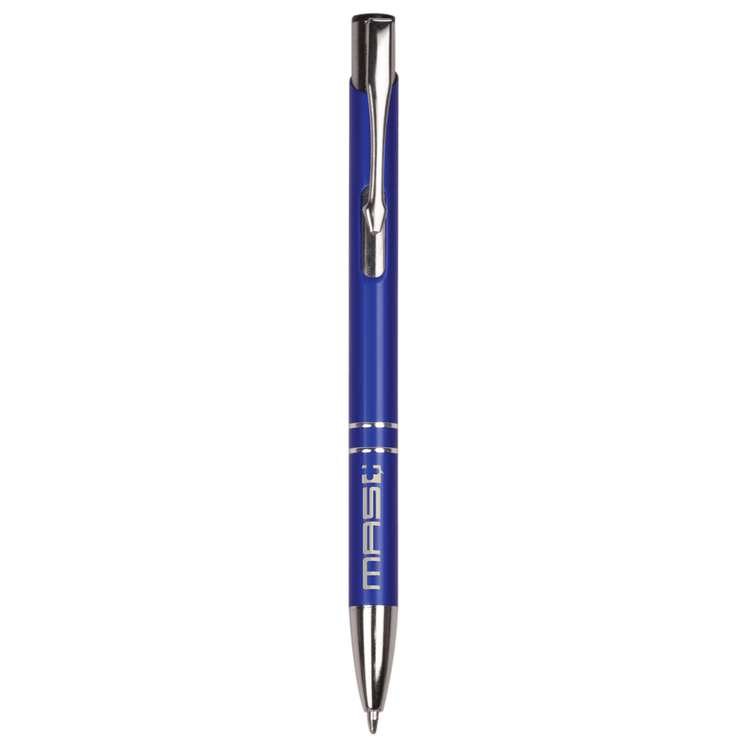 Pen with Silver Trim Laserable Pen