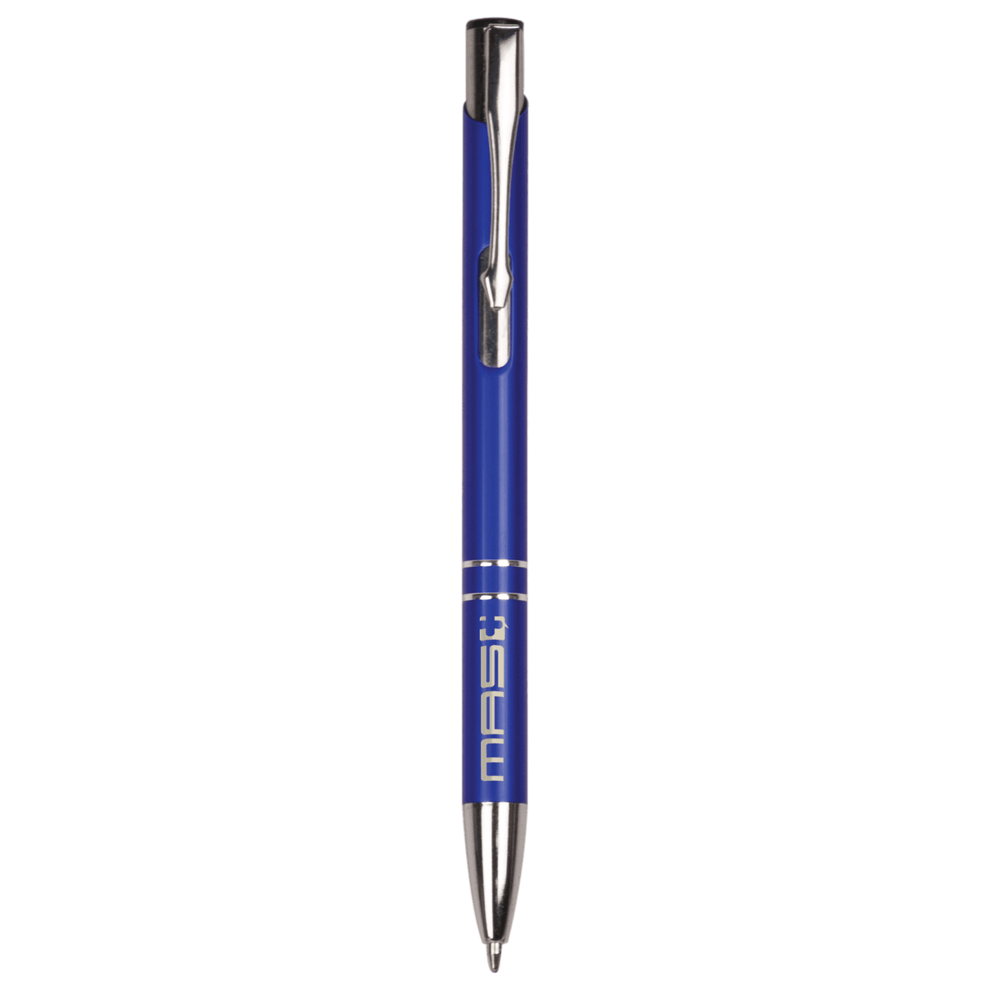 Pen with Silver Trim Laserable Pen