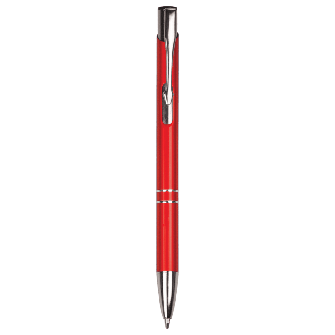 Pen with Silver Trim Laserable Pen