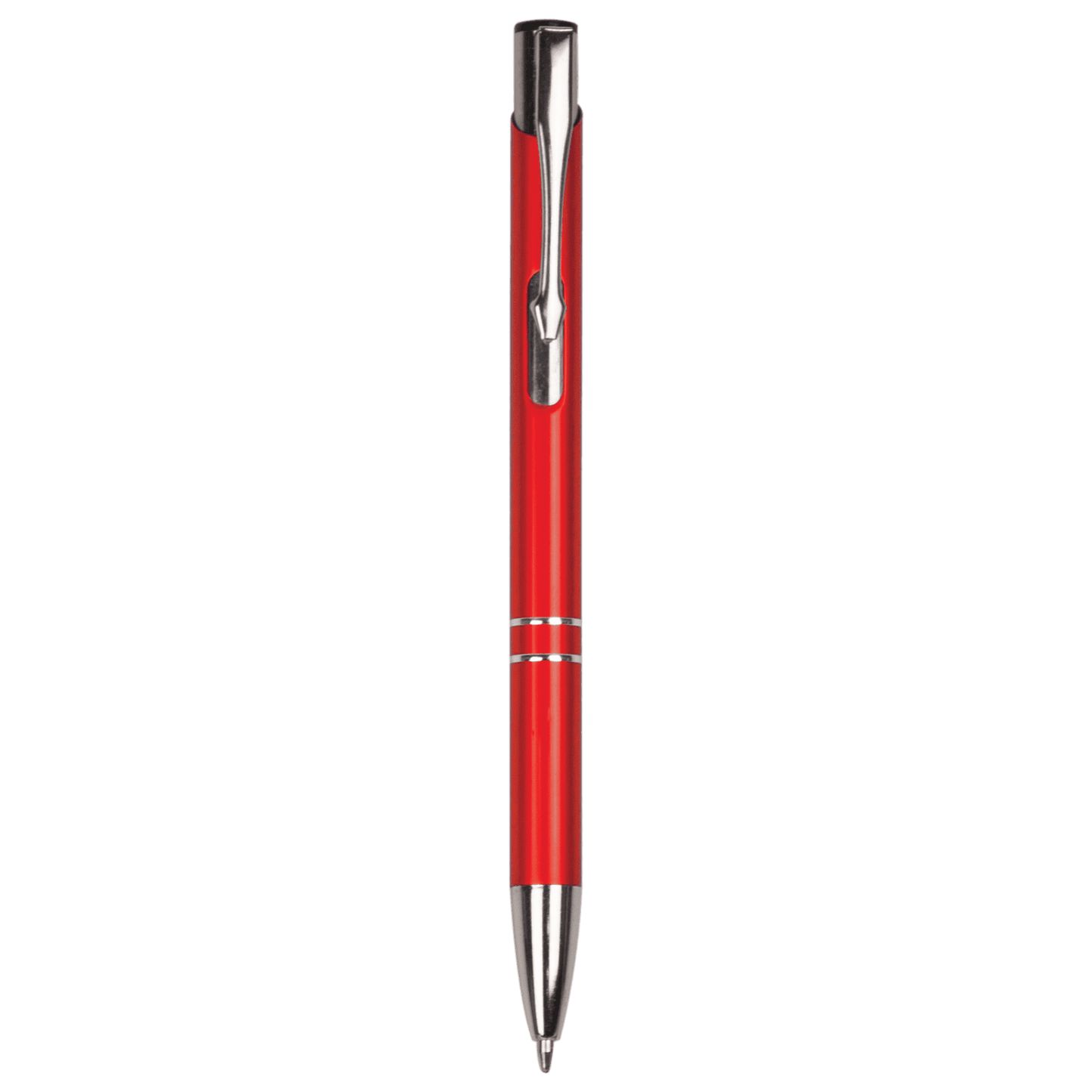 Pen with Silver Trim Laserable Pen