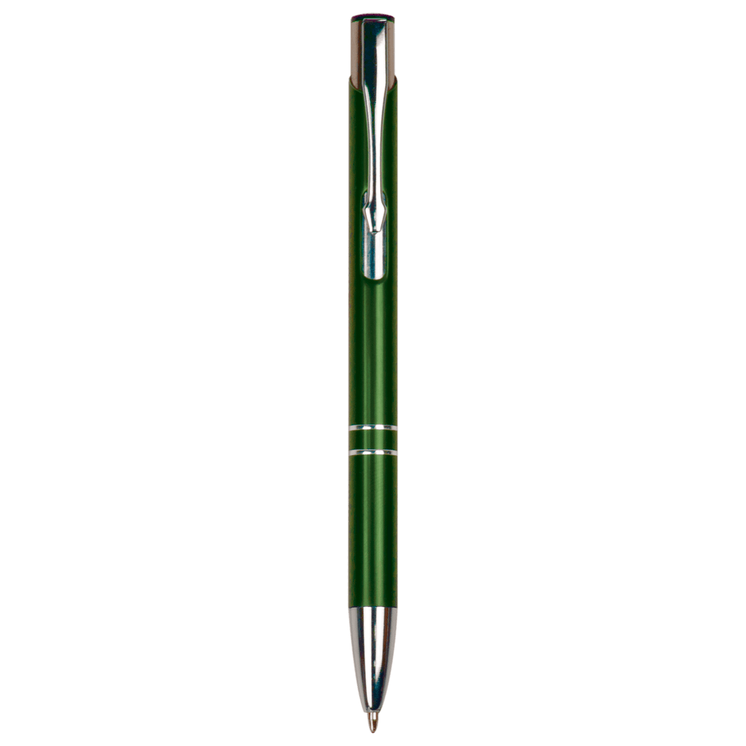 Pen with Silver Trim Laserable Pen