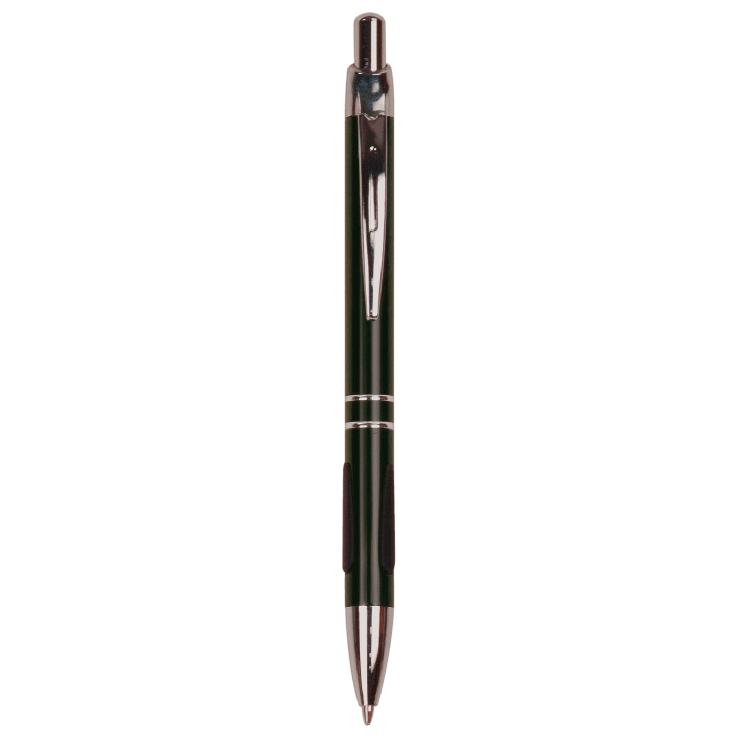 with Silver Trim Laserable Pen with Gripper