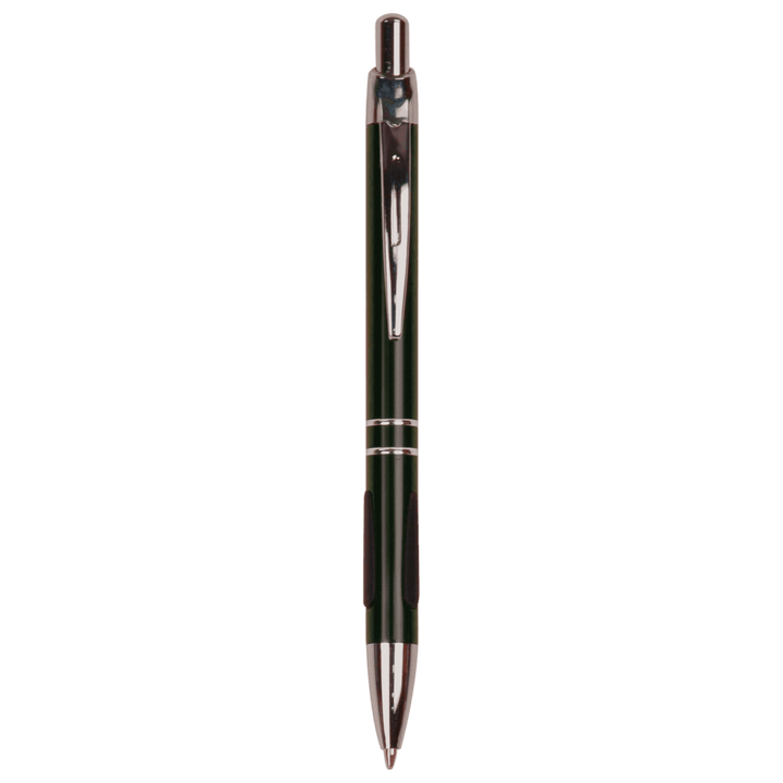 with Silver Trim Laserable Pen with Gripper