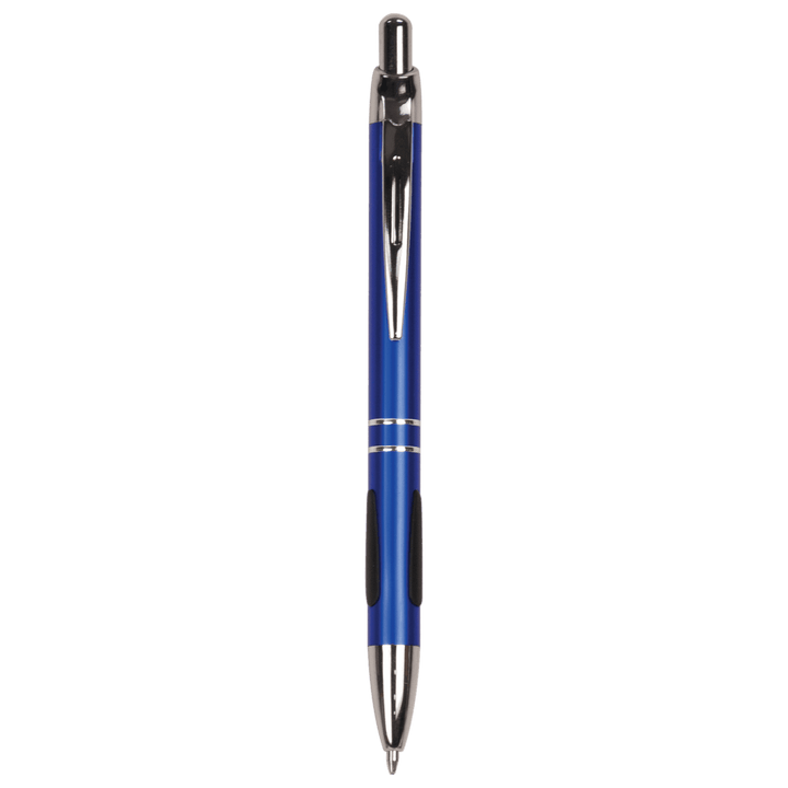 with Silver Trim Laserable Pen with Gripper