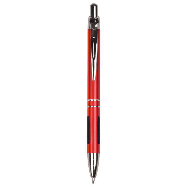 with Silver Trim Laserable Pen with Gripper