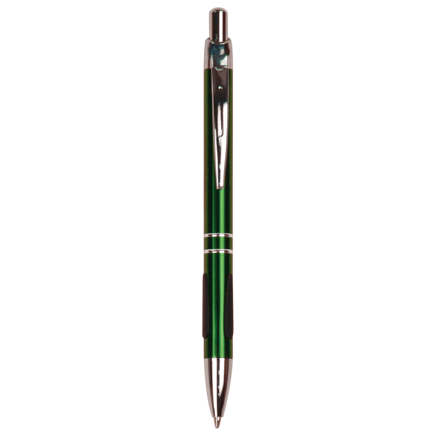 with Silver Trim Laserable Pen with Gripper
