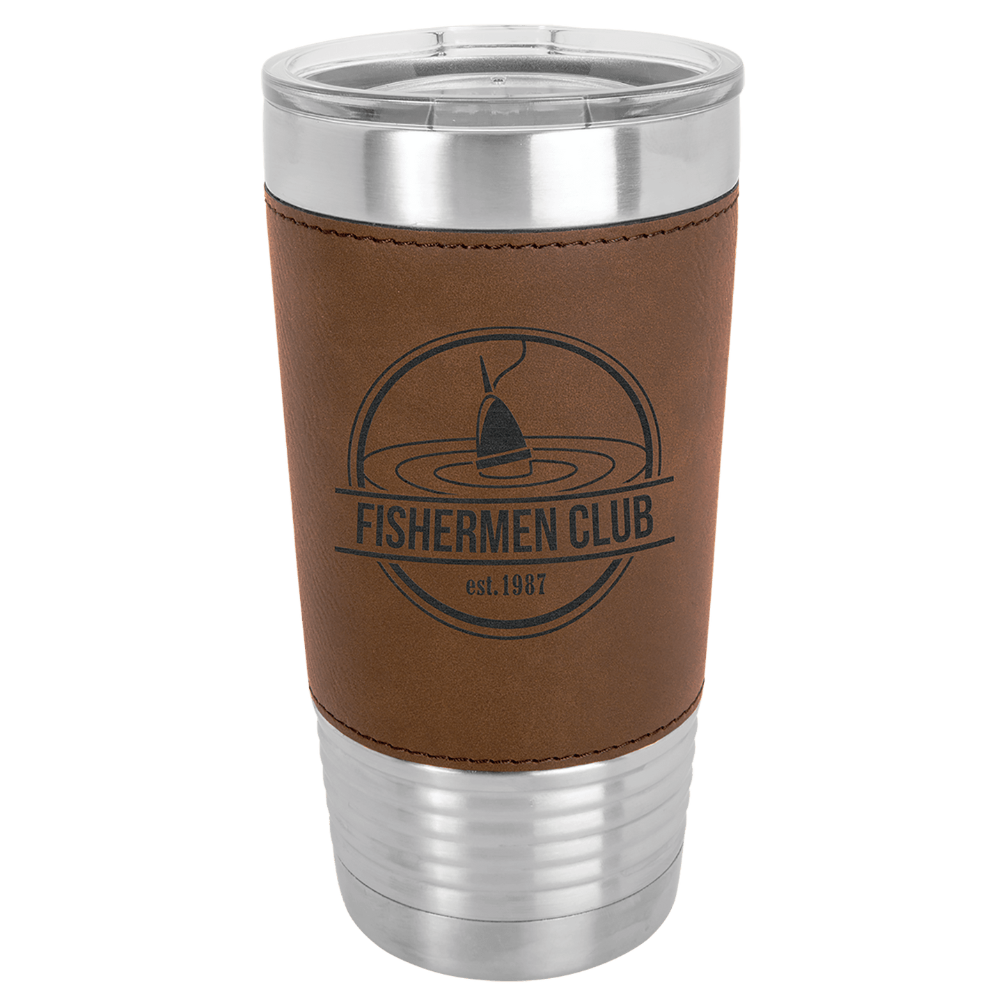 Polar Camel 20 oz. Leatherette Tumbler with Slider Lid