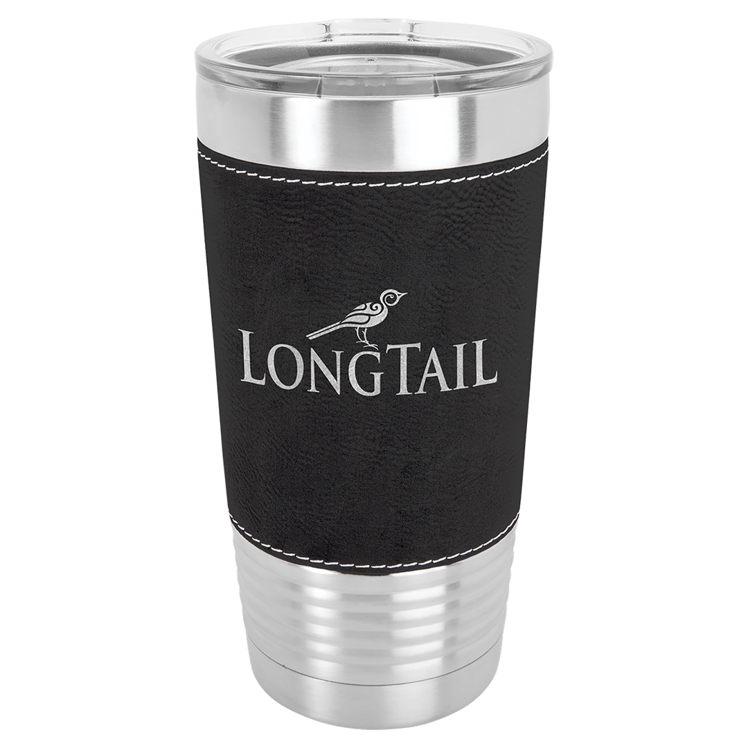 Polar Camel 20 oz. Leatherette Tumbler with Slider Lid