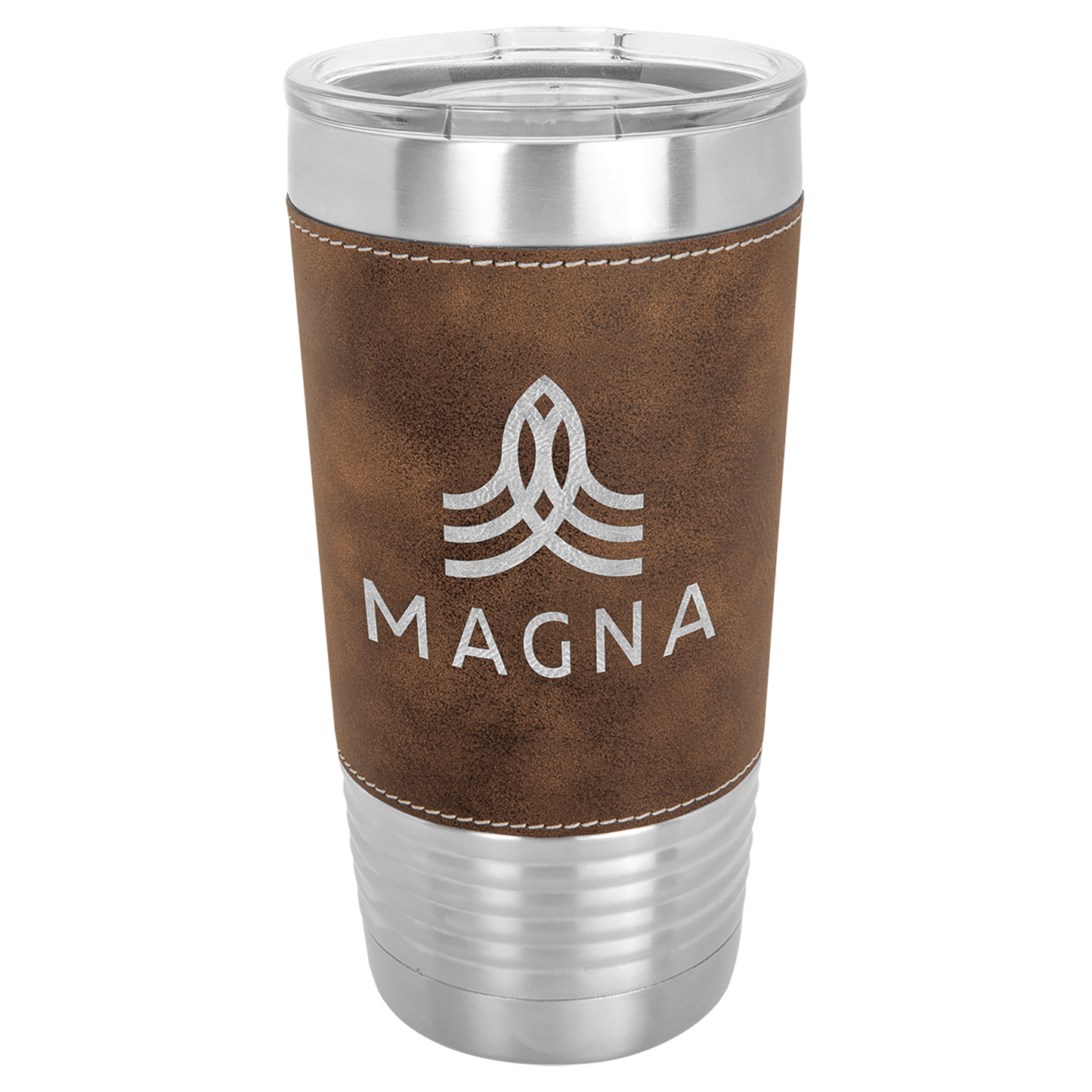 Polar Camel 20 oz. Leatherette Tumbler with Slider Lid