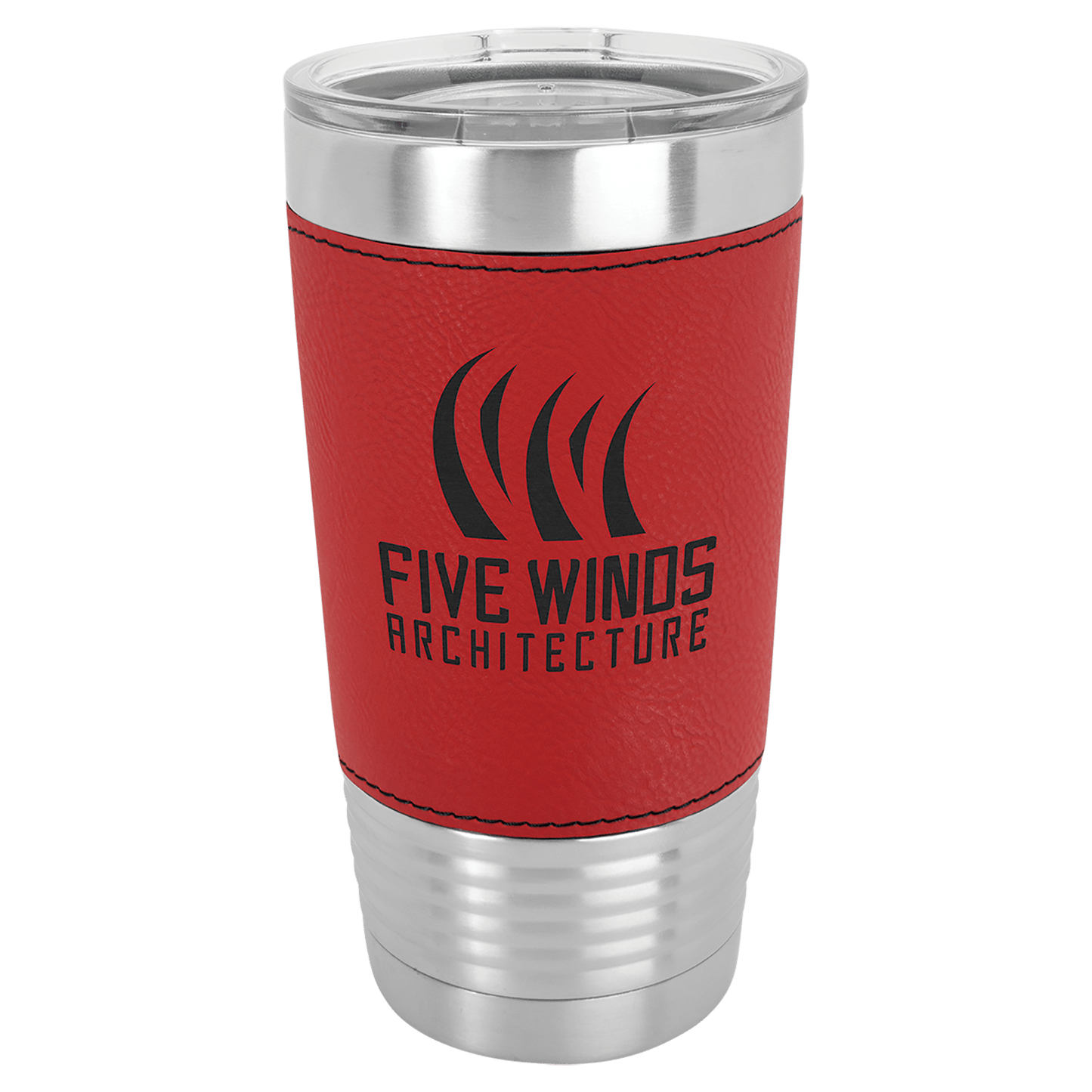 Polar Camel 20 oz. Leatherette Tumbler with Slider Lid
