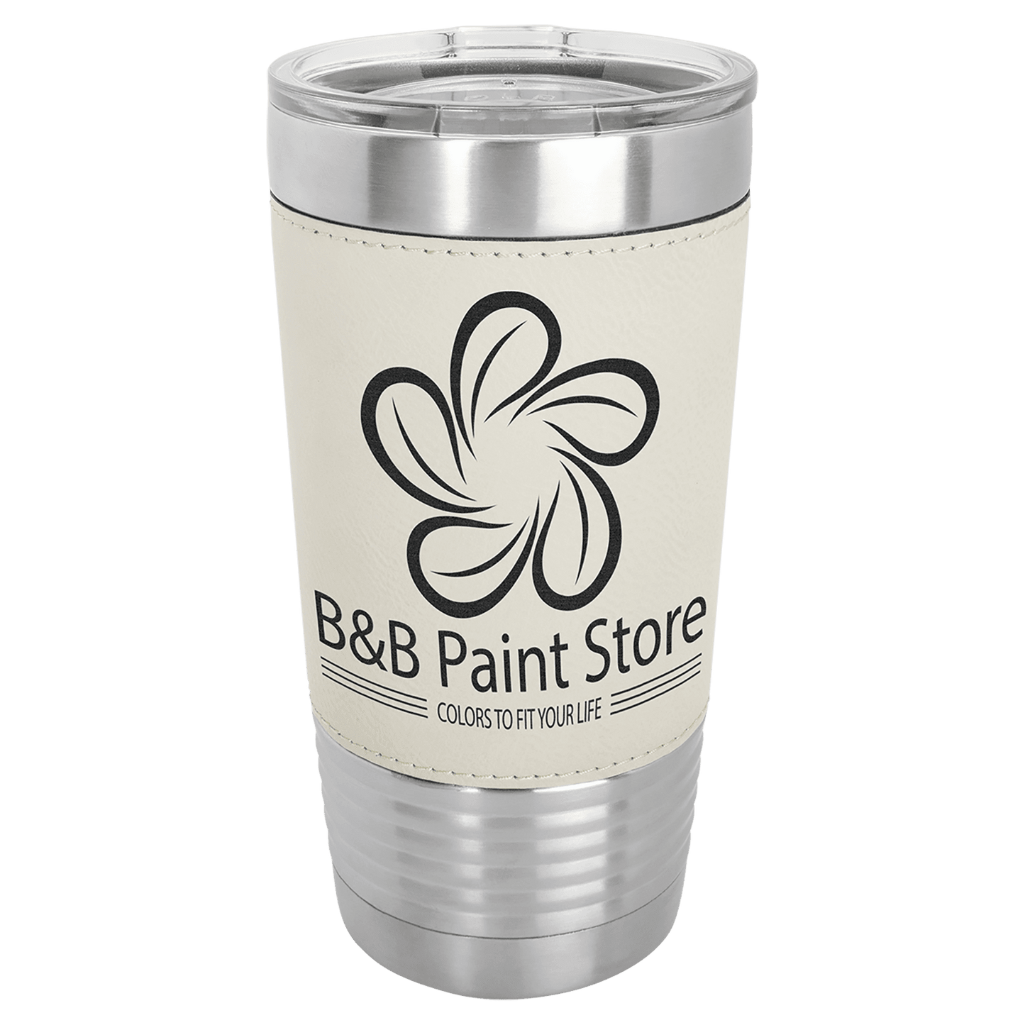 Polar Camel 20 oz. Leatherette Tumbler with Slider Lid