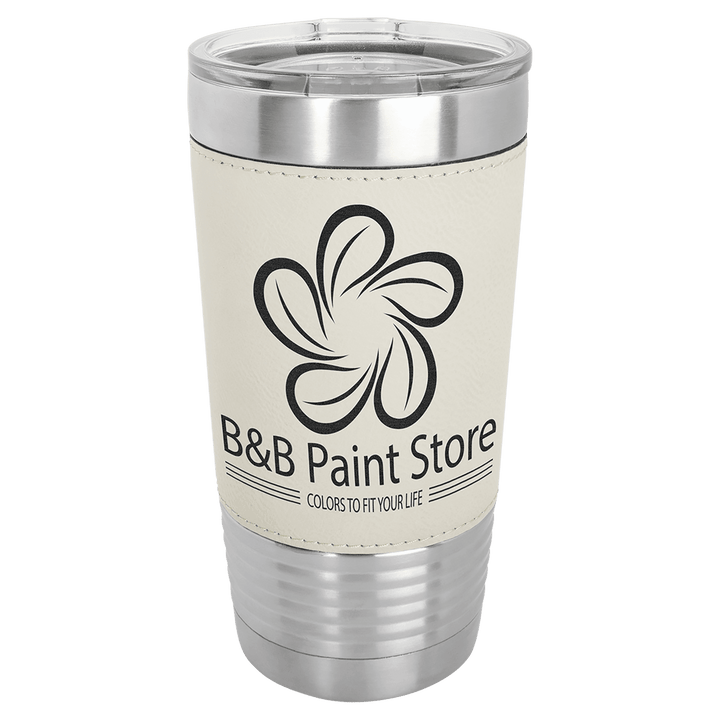 Polar Camel 20 oz. Leatherette Tumbler with Slider Lid