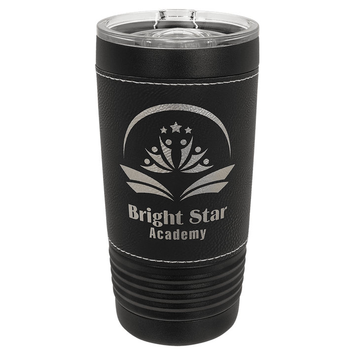 Polar Camel 20 oz. Leatherette Tumbler with Slider Lid