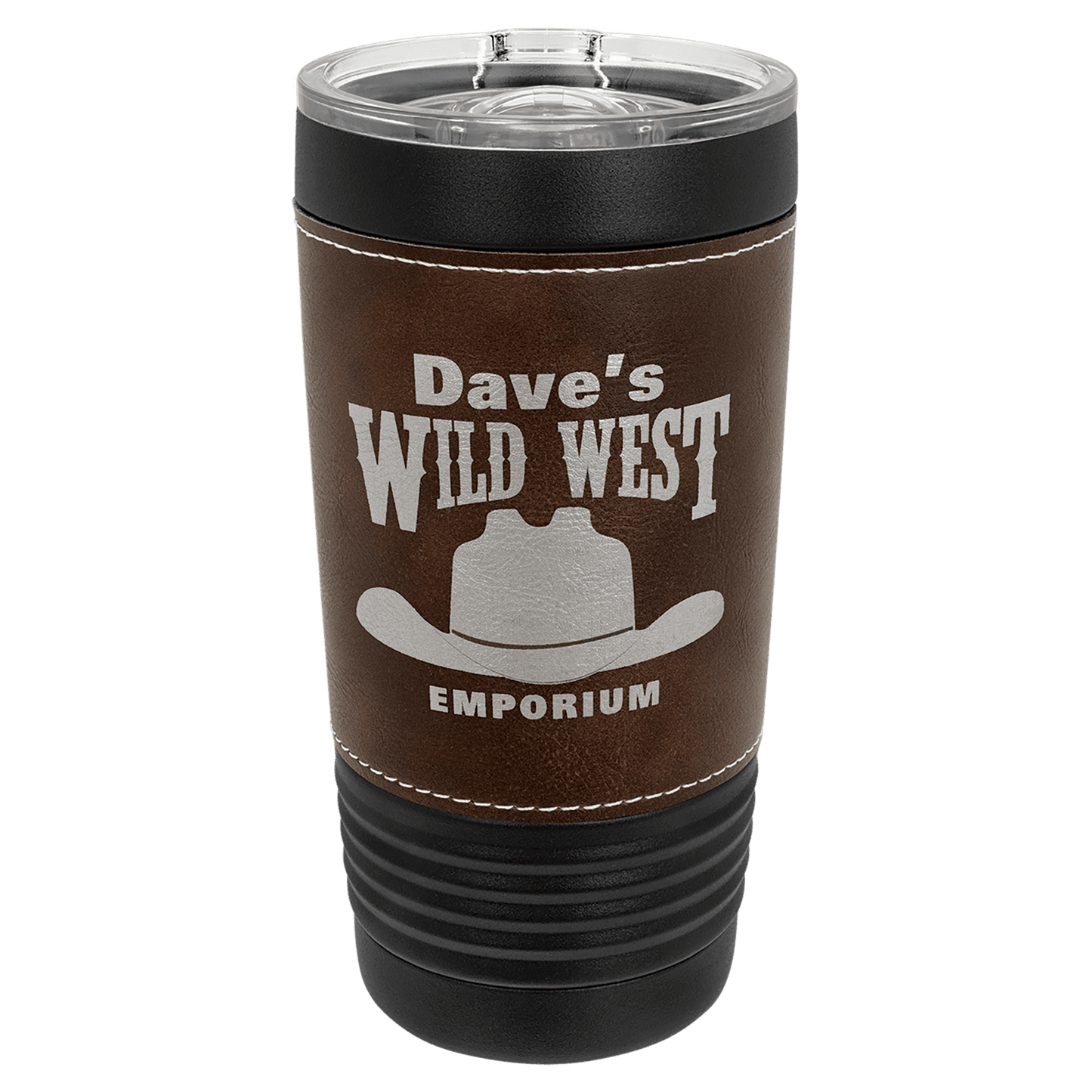 Polar Camel 20 oz. Leatherette Tumbler with Slider Lid