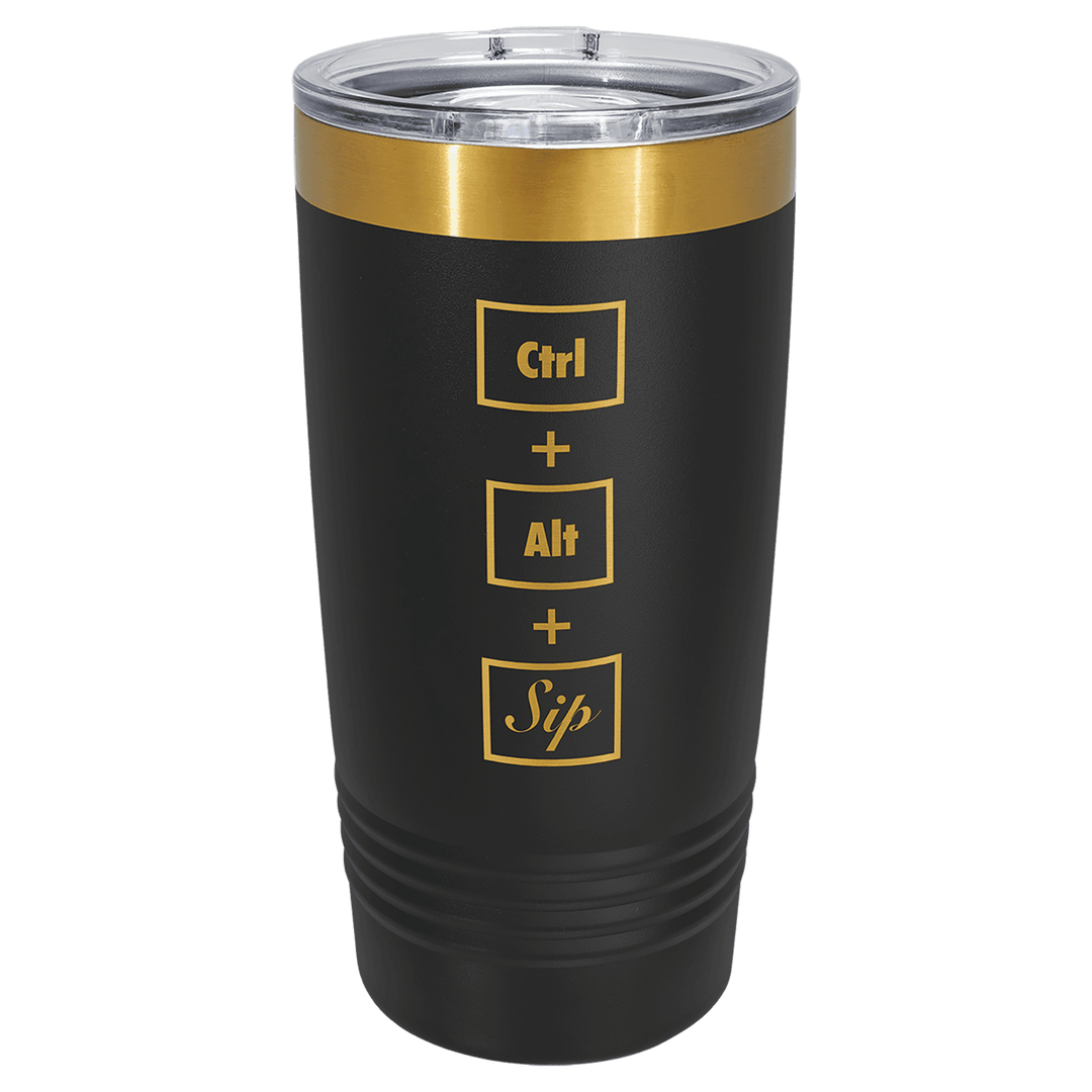 Polar Camel 20 oz. ION-Plated Ringneck Tumbler with Slider Lid