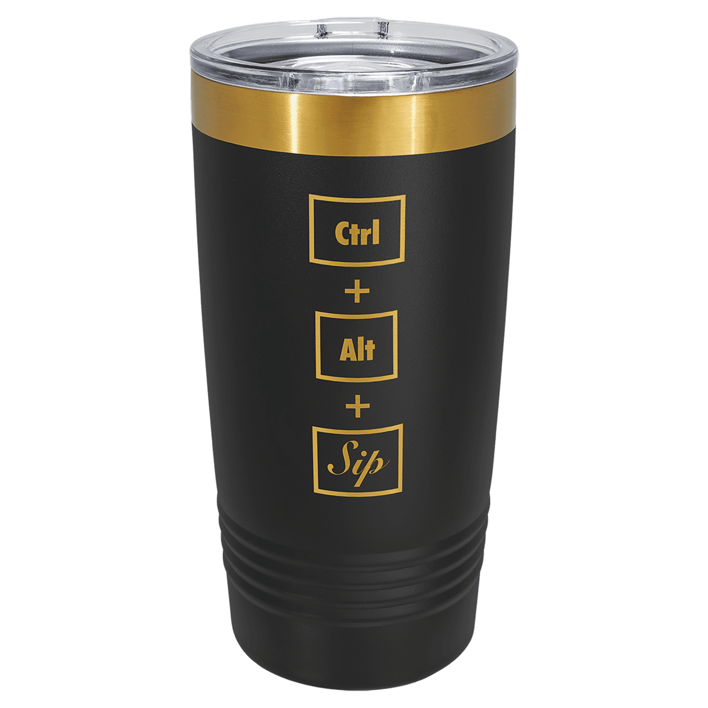 Polar Camel 20 oz. ION-Plated Ringneck Tumbler with Slider Lid