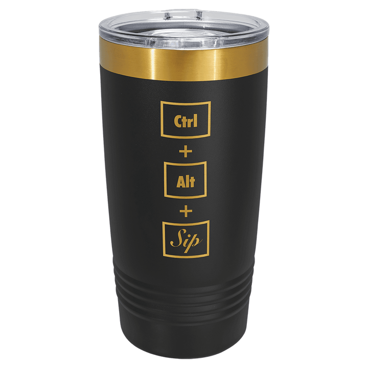 Polar Camel 20 oz. ION-Plated Ringneck Tumbler with Slider Lid
