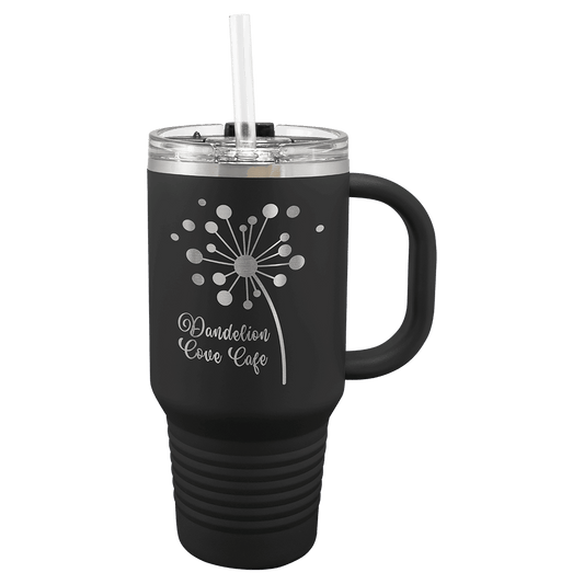 Polar Camel 32 oz. Travel Mug with Snap Lid and Straw