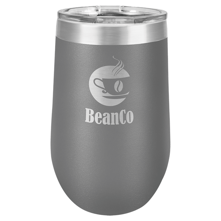 Polar Camel 16 oz. Vacuum Insulated Stemless Tumbler with Lid